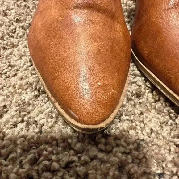 Catherine Malandrino Alaney D'Orsay Vegan Flat Brown Size 6 - Picture 2 of 7